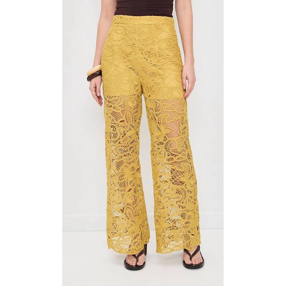 NEW LINE AND DOT tansy pants in dijon